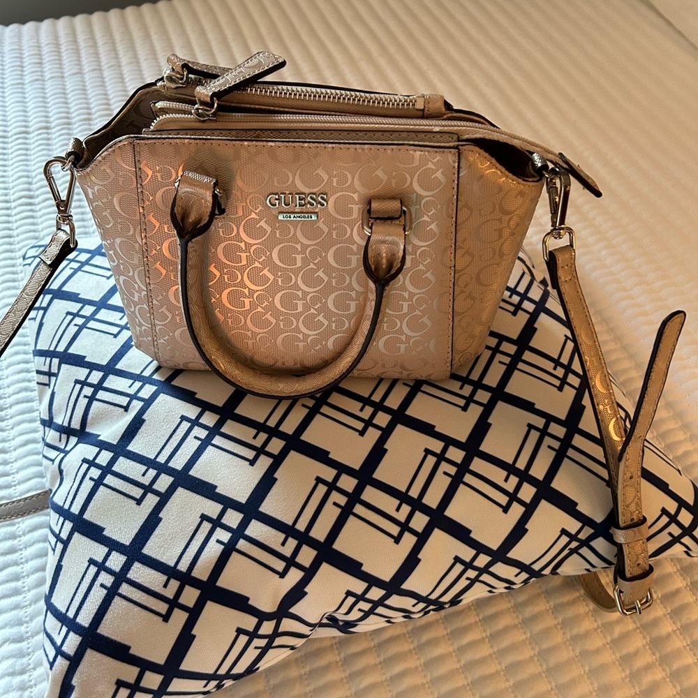 GUESS Tan Handbag